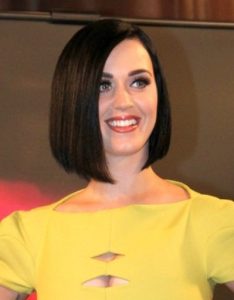 Katy Perry Short Straight Bob Hairstyle