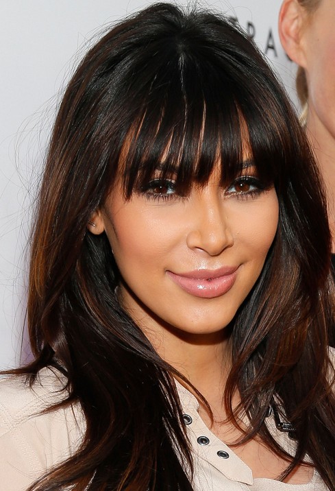 Kim Kardashian haircuts: 2014 long hairstyles for sharp explosions