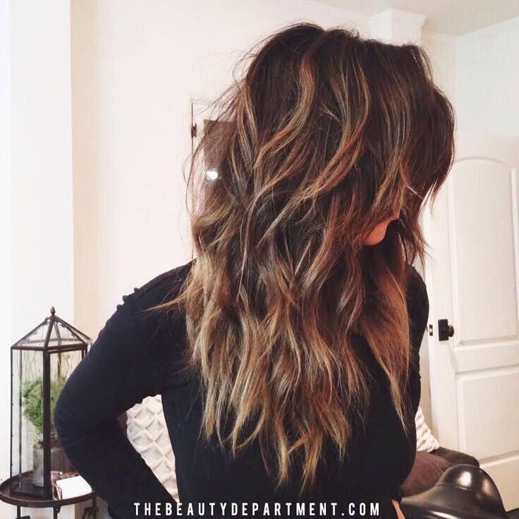 Layer shaving ideas for long medium hair
