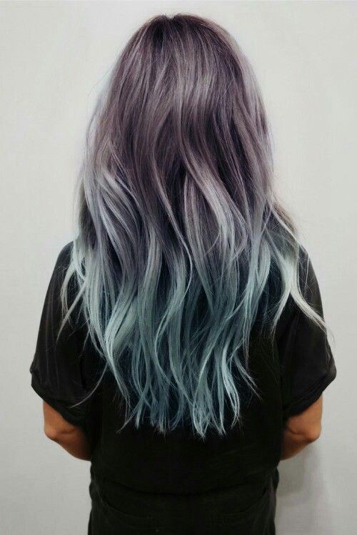 Layer hairstyles - ombre - long, soft, below the shoulders and waves