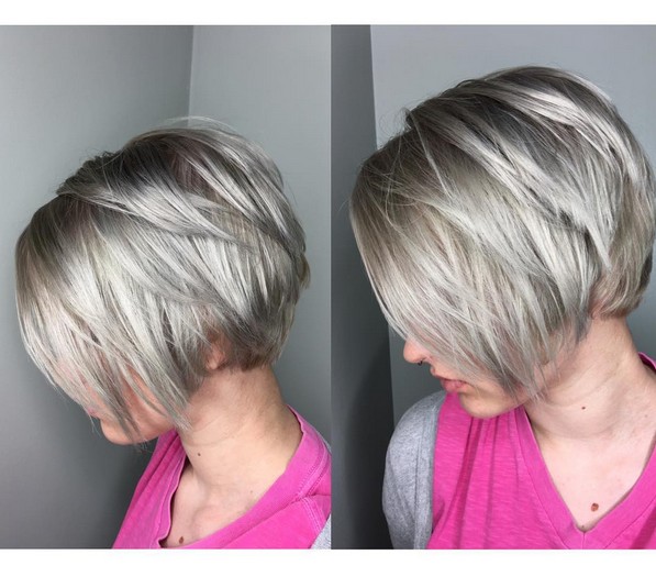 Short -layer pixie shave