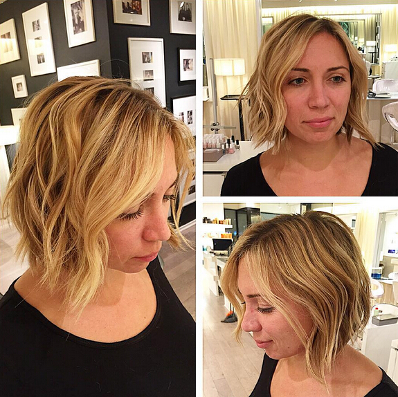 Bob hairstyles wavy for women short hair