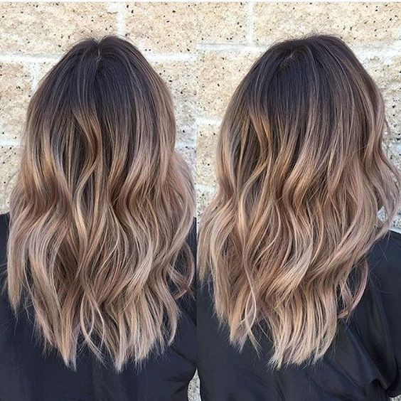 Hell -haircuts wavy of average hair - heavy hair - ombre 2017 hairstyles