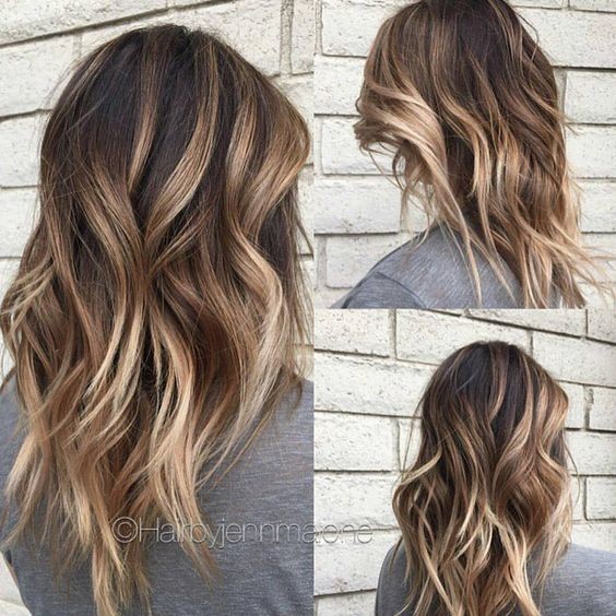 Wolf hair wavy of medium hair- medium hairstyles