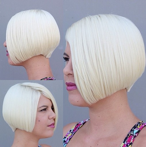 Light blonde haircuts - short hairstyles for women