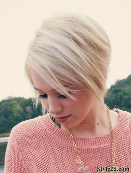Light blonde haircuts for short hair