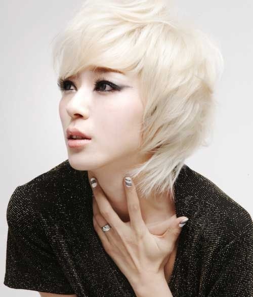 Light blond hair