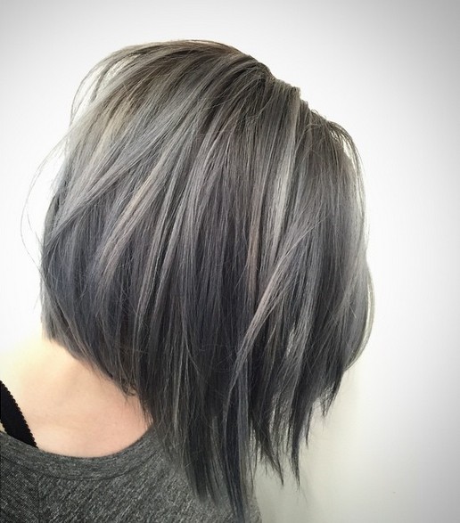 Light blue silver - fresh hair color ideas