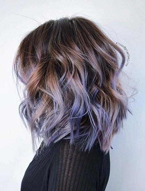 Lob shave with tick hair - modern hair colors designs for women and heat!