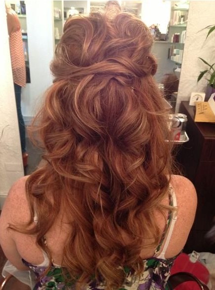 Long curly hairstyles 2014: tied hairstyles for long frizzy hair