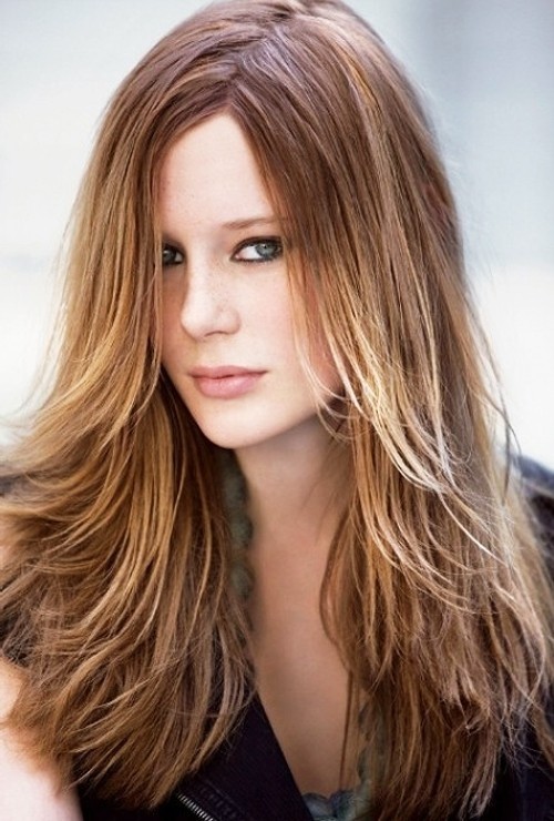 Long hair with layers - hairstyles with 2015 layers for women