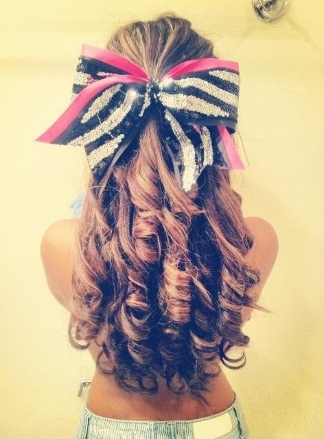 Long hair hairstyle with curls - dance hairstyle ideas