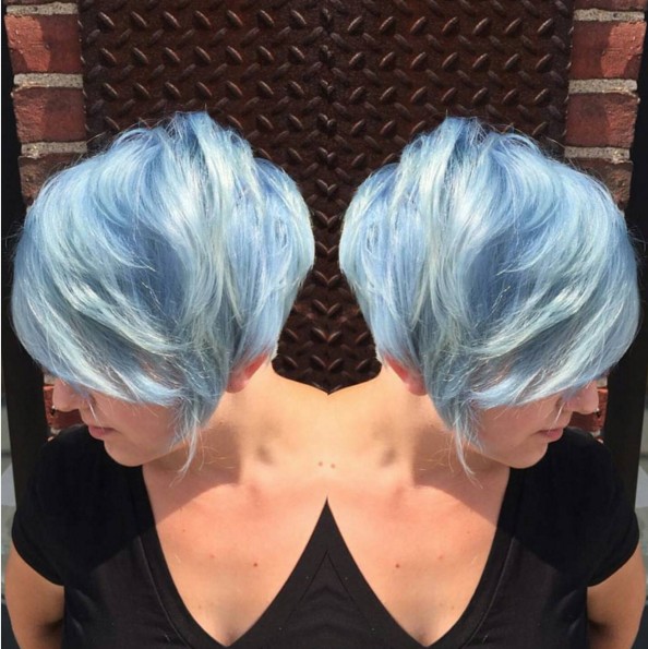 Long haircuts - elegant hair color
