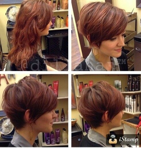 Long Pixie shave with side bangs - short hairstyles 2015