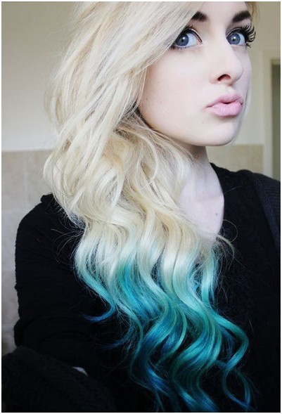 Long, Wavy, Ombre Hair Styles for School: Cute Haircuts