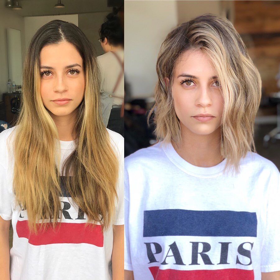 A long time ago to short haircuts before and after - the idea of a short female hairstyle