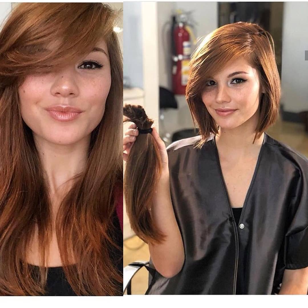 A long time ago to short haircuts before and after - the idea of a short female hairstyle