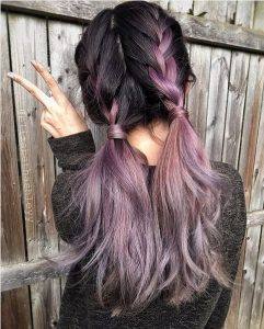 20 Purple Ombre Hair Color Ideas
