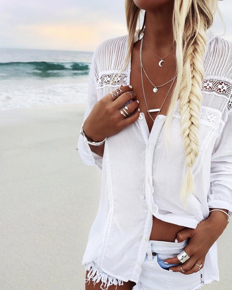 Loose side hairstyles