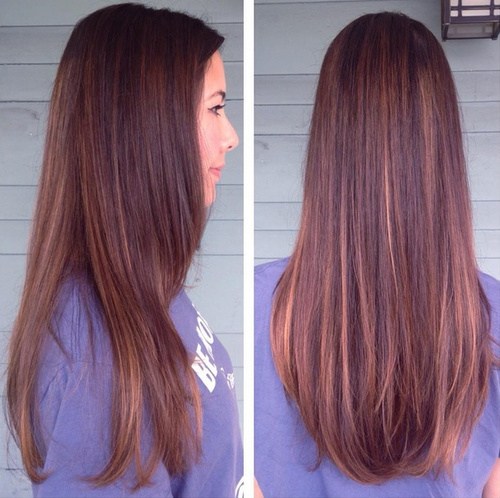 Mahogany Ombre Hair