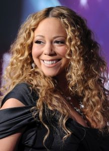 Mariah Carey Long Hairstyles for Blonde Curly Hair