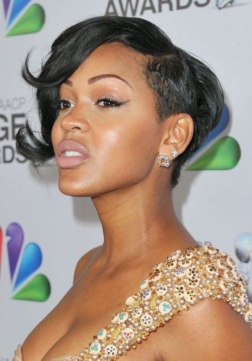 Megan short hairstyles: a modern haircut for black women