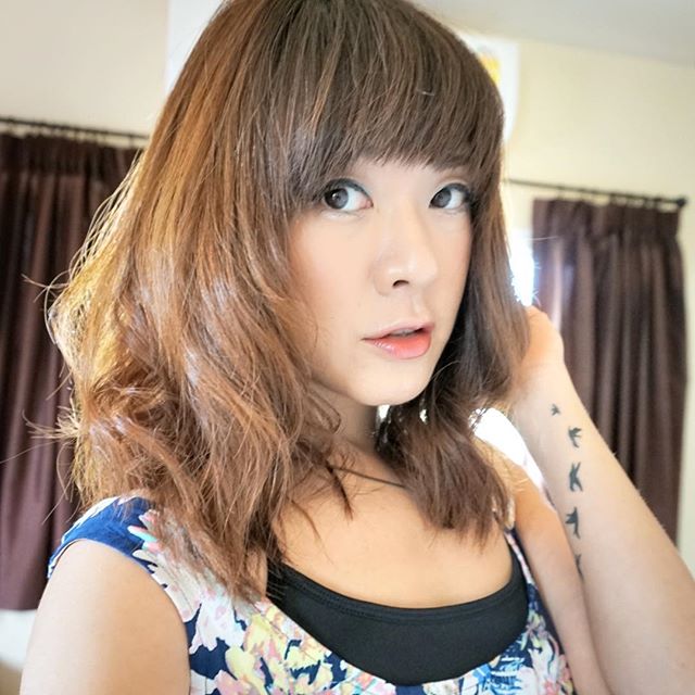 Asian pop hairstyle with explosions for Asian girls