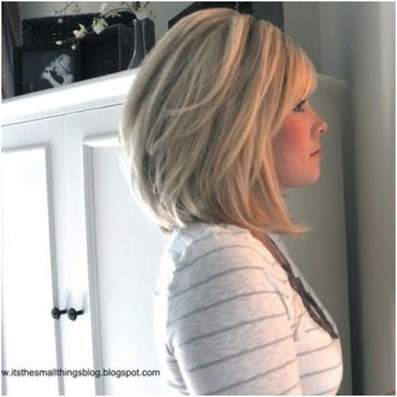 Medium hairstyle for thick hair