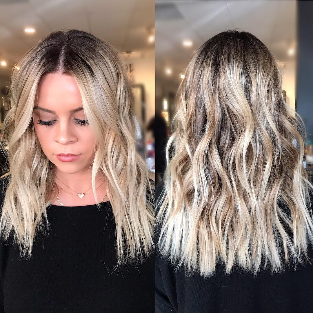 Medium hairstyles and color - hairstyles and shoulder length in 2021