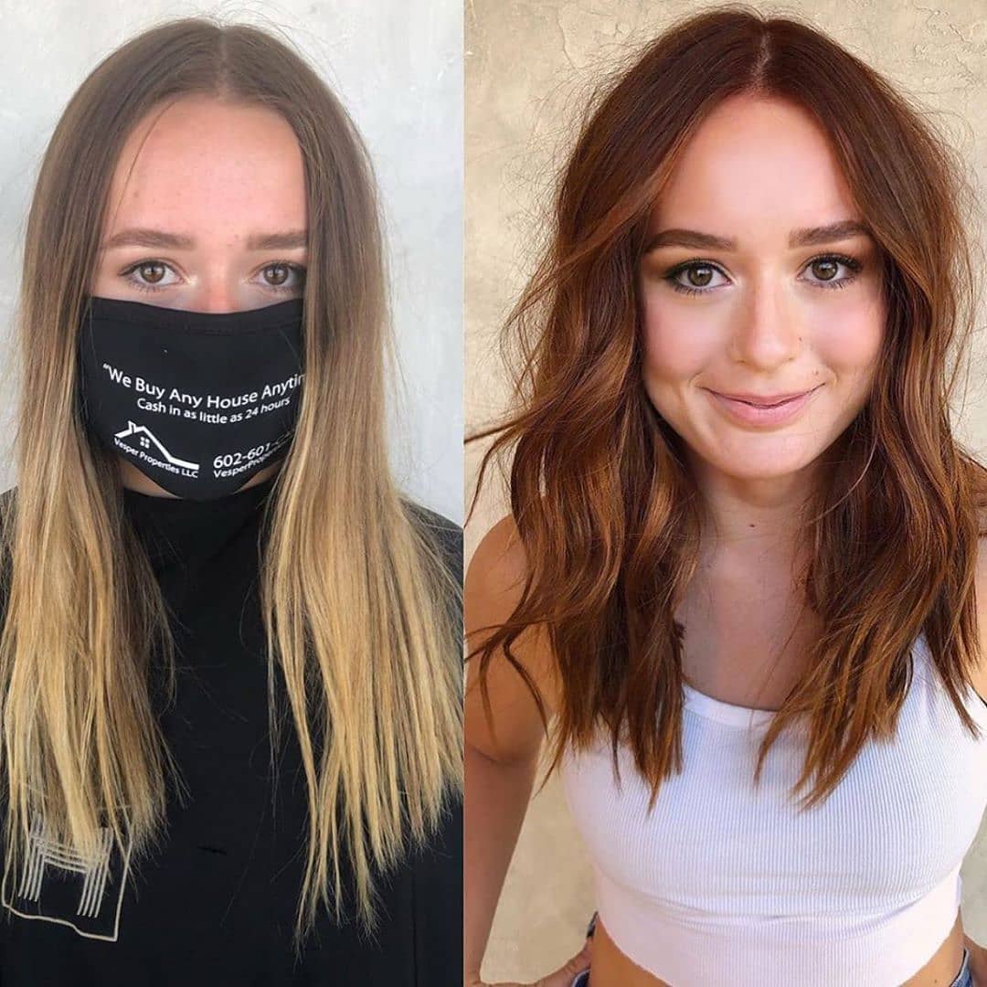 Medium hairstyles and color - hairstyles and shoulder length in 2021