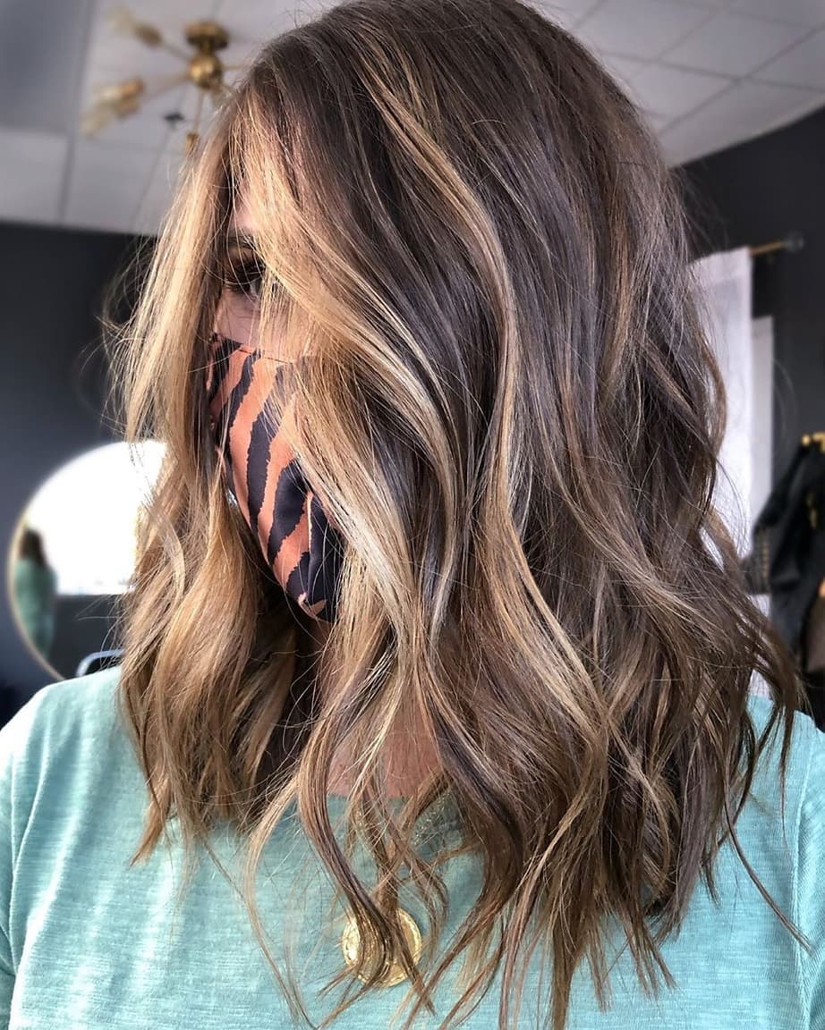 Medium hairstyles and color - hairstyles and shoulder length in 2021