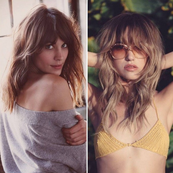 Medium length hairstyle with explosions - holiday haircuts