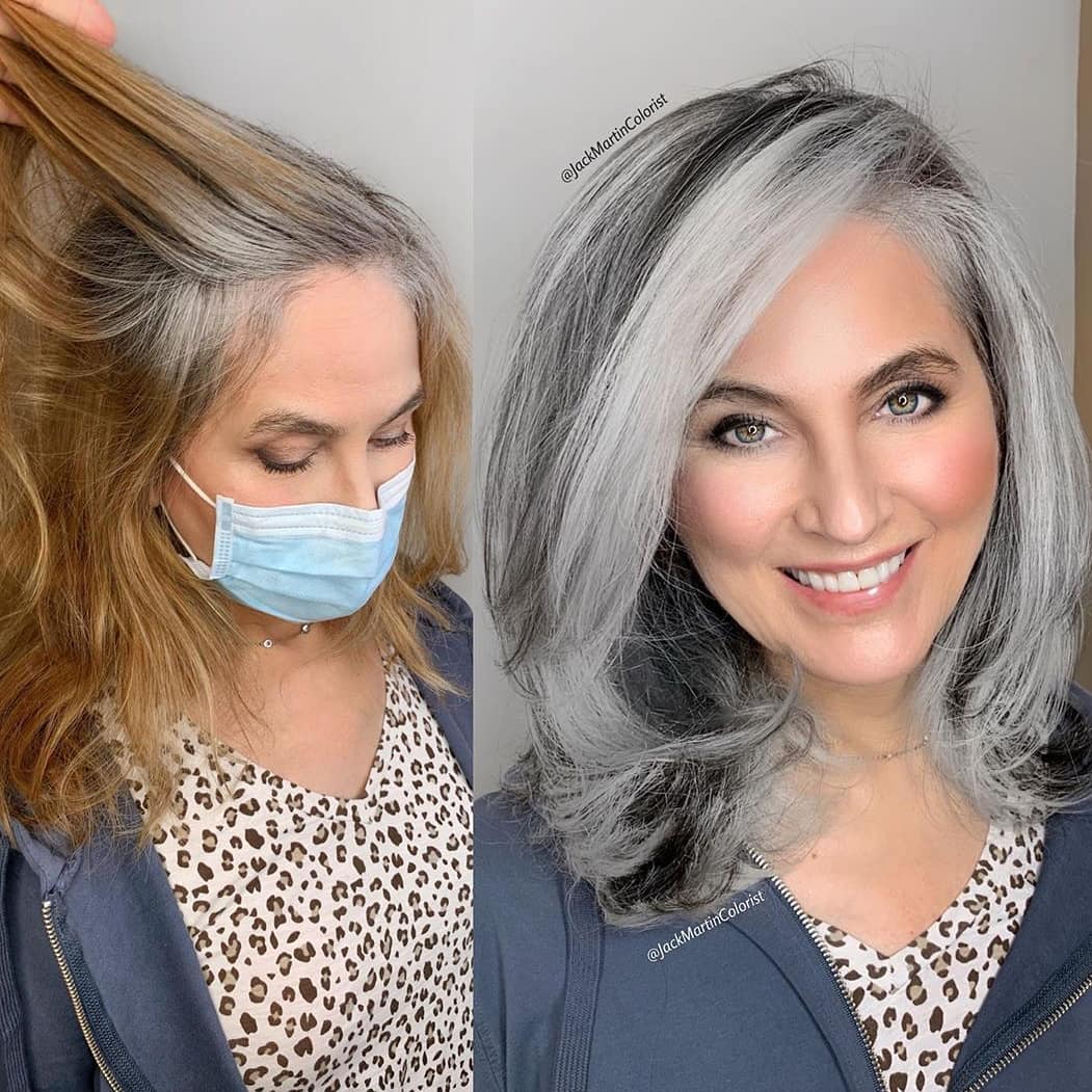 Medium hairstyles and color - hairstyles and shoulder length in 2021