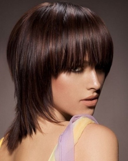Choppy, Medium Hairstyles for Straight Hair