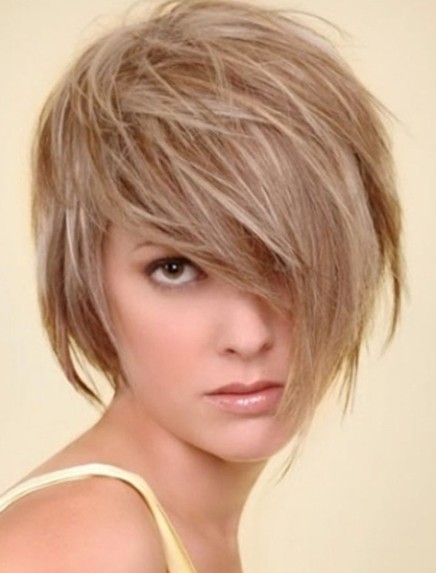 Medium, Short Hairstyles: Tousled Haircut