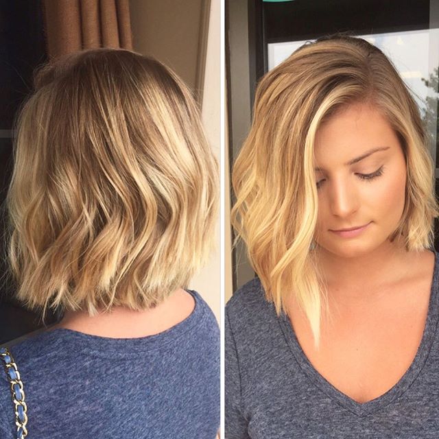 The chaotic hairstyle for the round face shapes