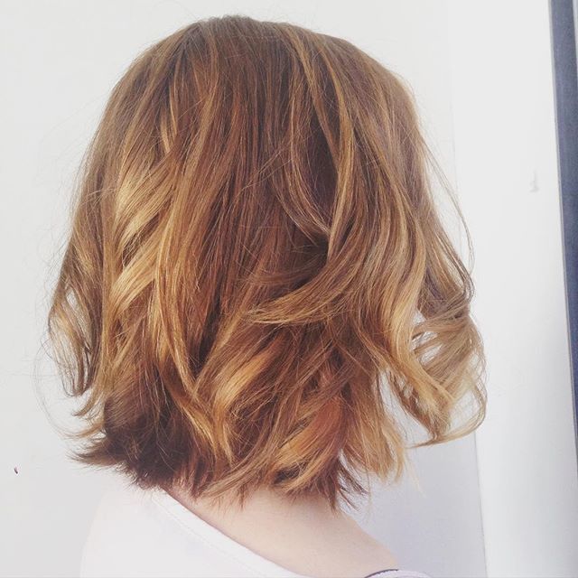 The chaotic hairstyle bob with layers