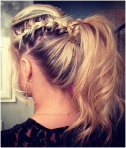 Messy Braid, Ponytail Hairstyles Trends: Cute Hair Styles