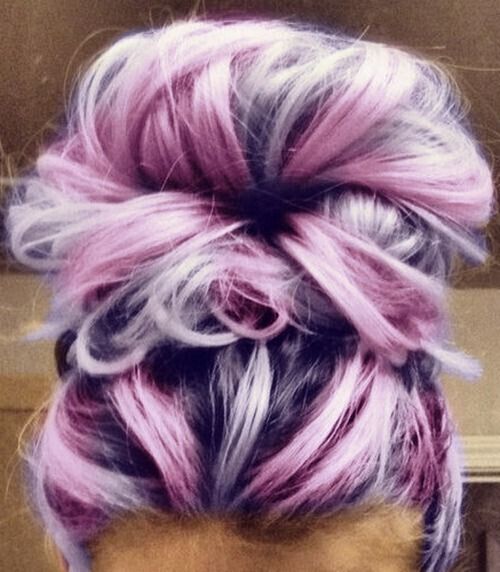 Epoic cakes with purple hair color - girl hairstyle ideas