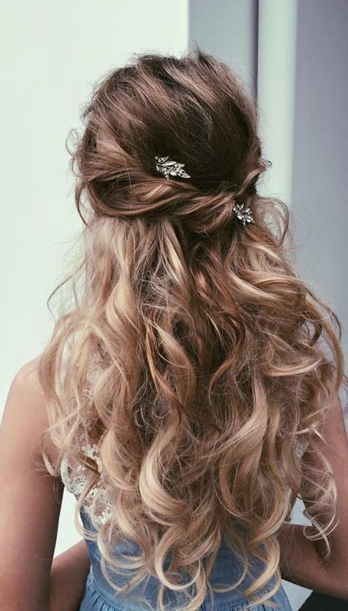 Sound, half hairstyle half down with long hair - 2016 - 2017 concert hairstyles