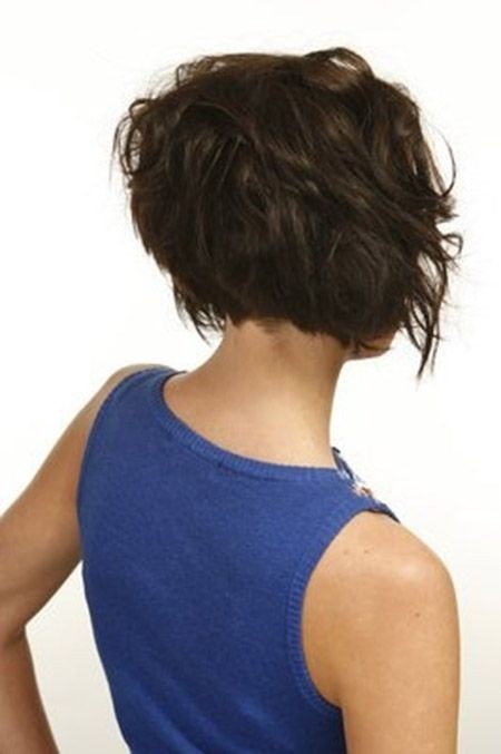 Hair styles with chaotic layers of short hair