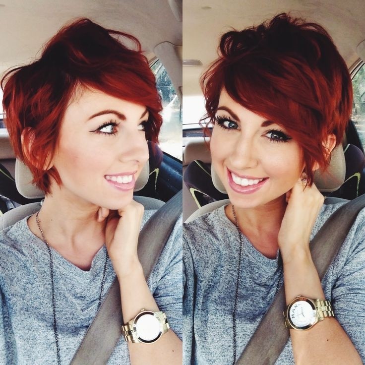 Chapical haircut, red - short hairstyles for Spring 2015
