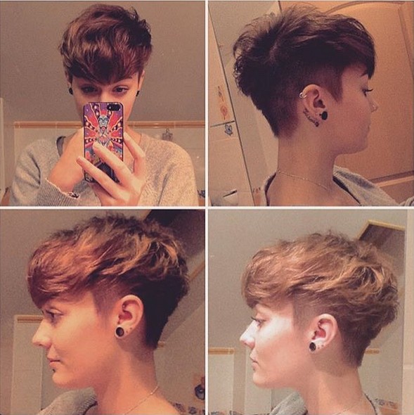 Short hair cutting, shortening - women, girls hairstyle ideas 2016