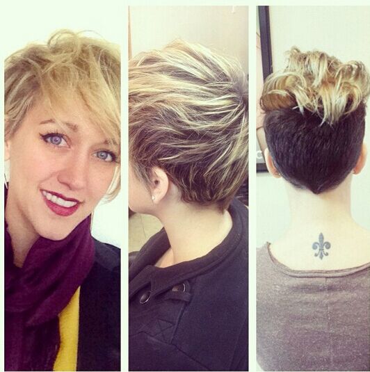 Messy Short Hair Cut with Side Long Bangs - Hairstyle New Trends!