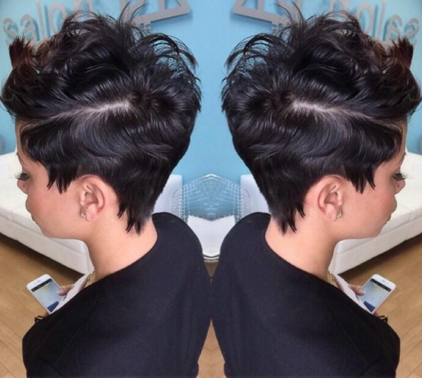 Successful short hair style
