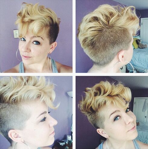Messy Short Hairstyle - Summer Haircuts for Women
