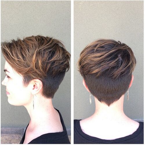 Employed with layers - stylish short hairstyles trends 2015 - 2016