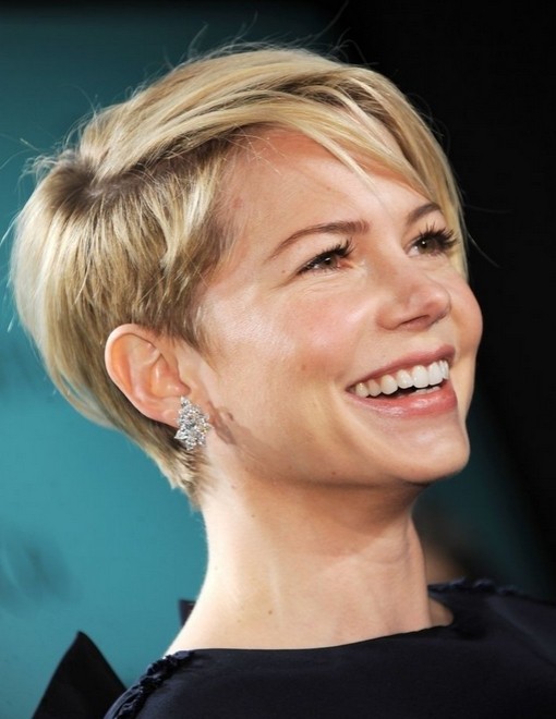 Michelle Williams short hair style - celebrity haircuts