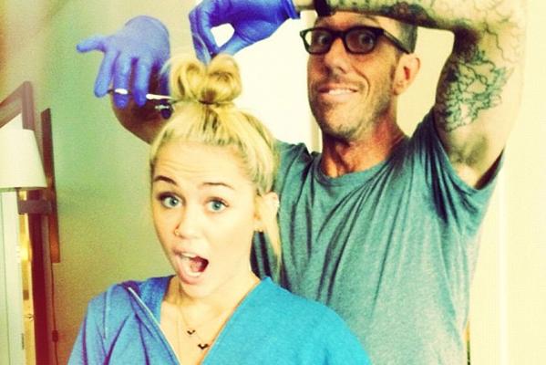 Miley Cyrus cut her hair Miley Cyrus cut her hair