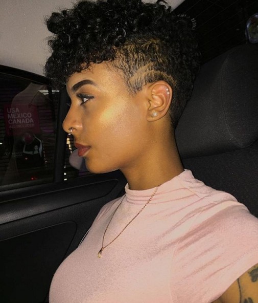 Natural curly hair style ideas - short hairstyles for women and black girls 2016